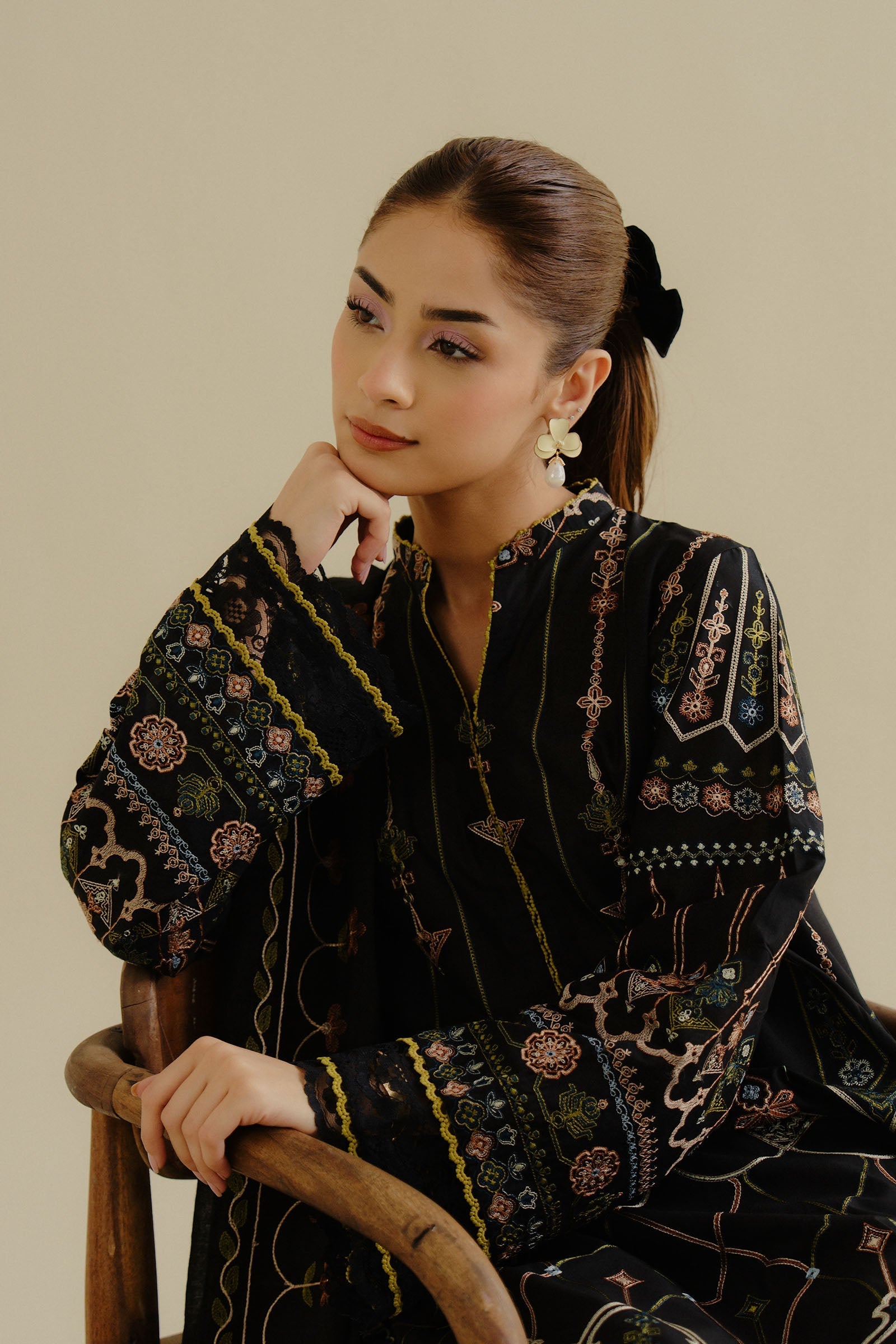 Zara Shahjahan | Coco Lawn 25 | Iris-2A - Official Zara Shahjahan stockist in UK - Sakeena London
