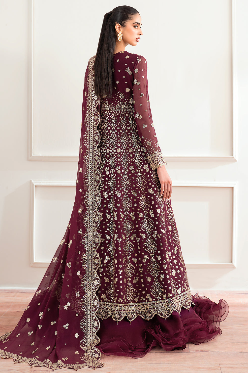 Farasha | Essence Formals 25 | Maroon Empress - Official Farasha stockist in UK - Sakeena London