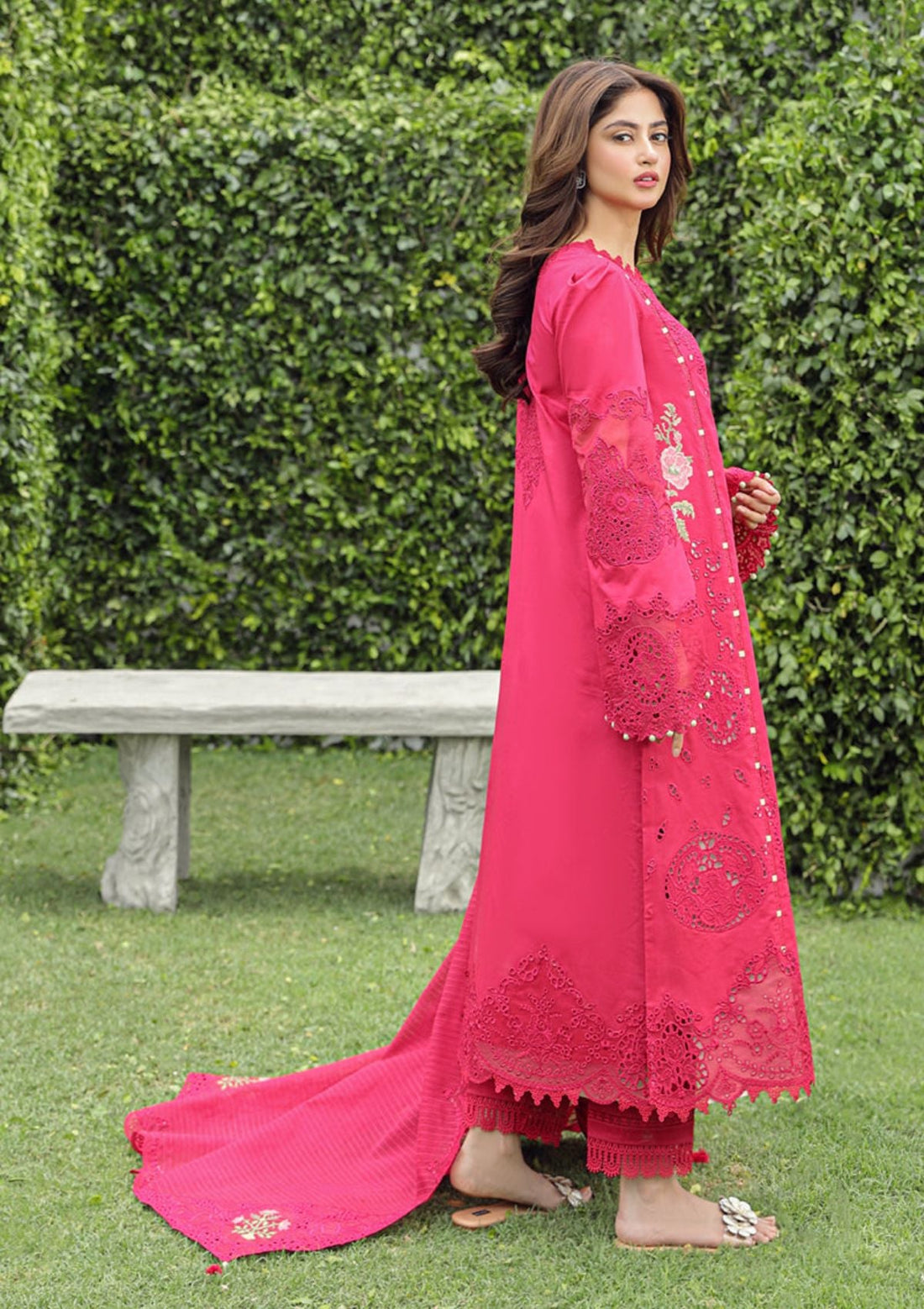 Lawn Collection - Qalamkar - Festive Lawn 24 - PS#06 - MALIHA