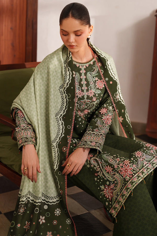 Farasha | Meline Premium Viscose 25 | Olive Drape - Official Farasha stockist in UK - Sakeena London