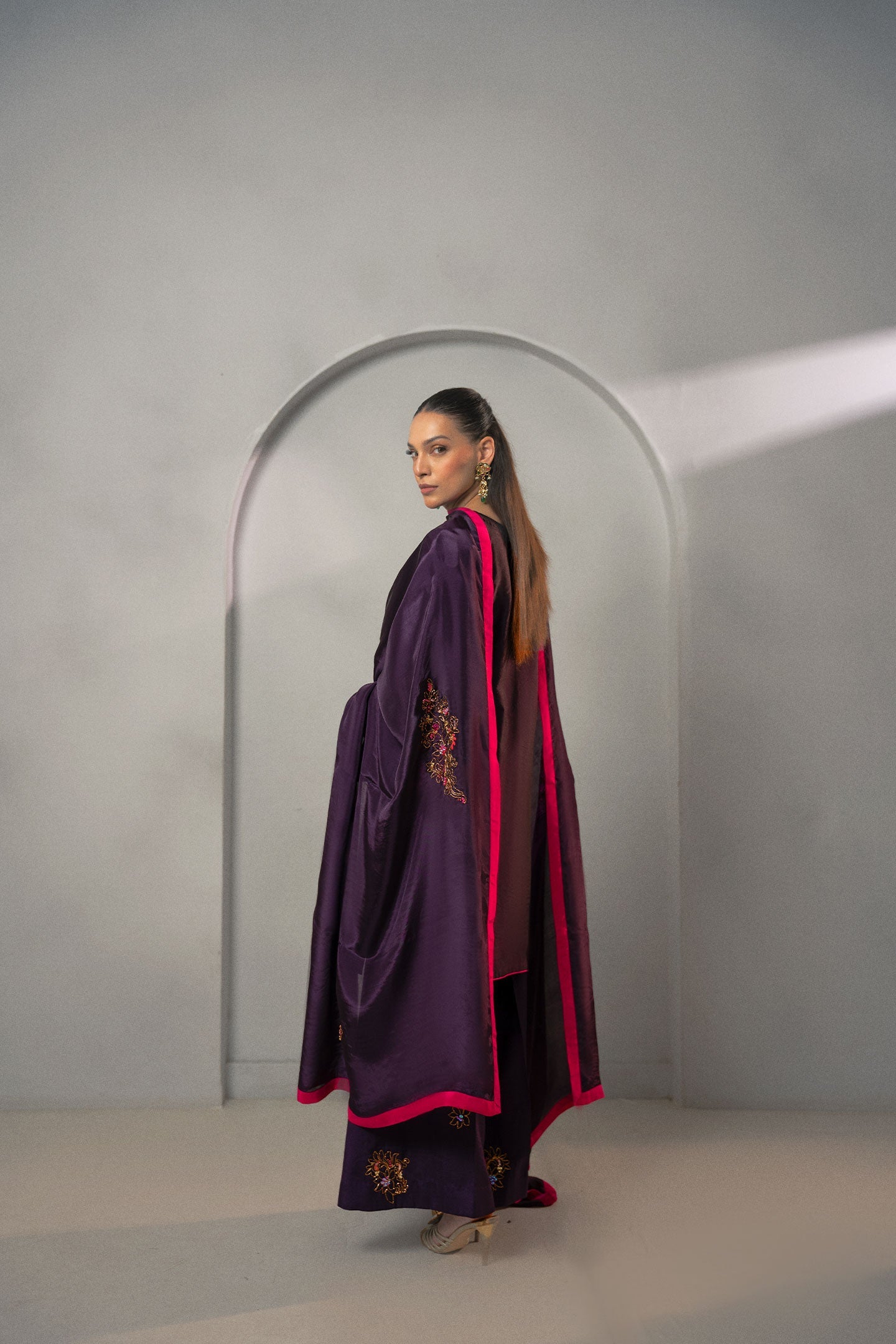 Fozia Khalid | Dilkash Festive Wear 25 | Zarqash - Official Fozia Khalid stockist in UK - Sakeena London