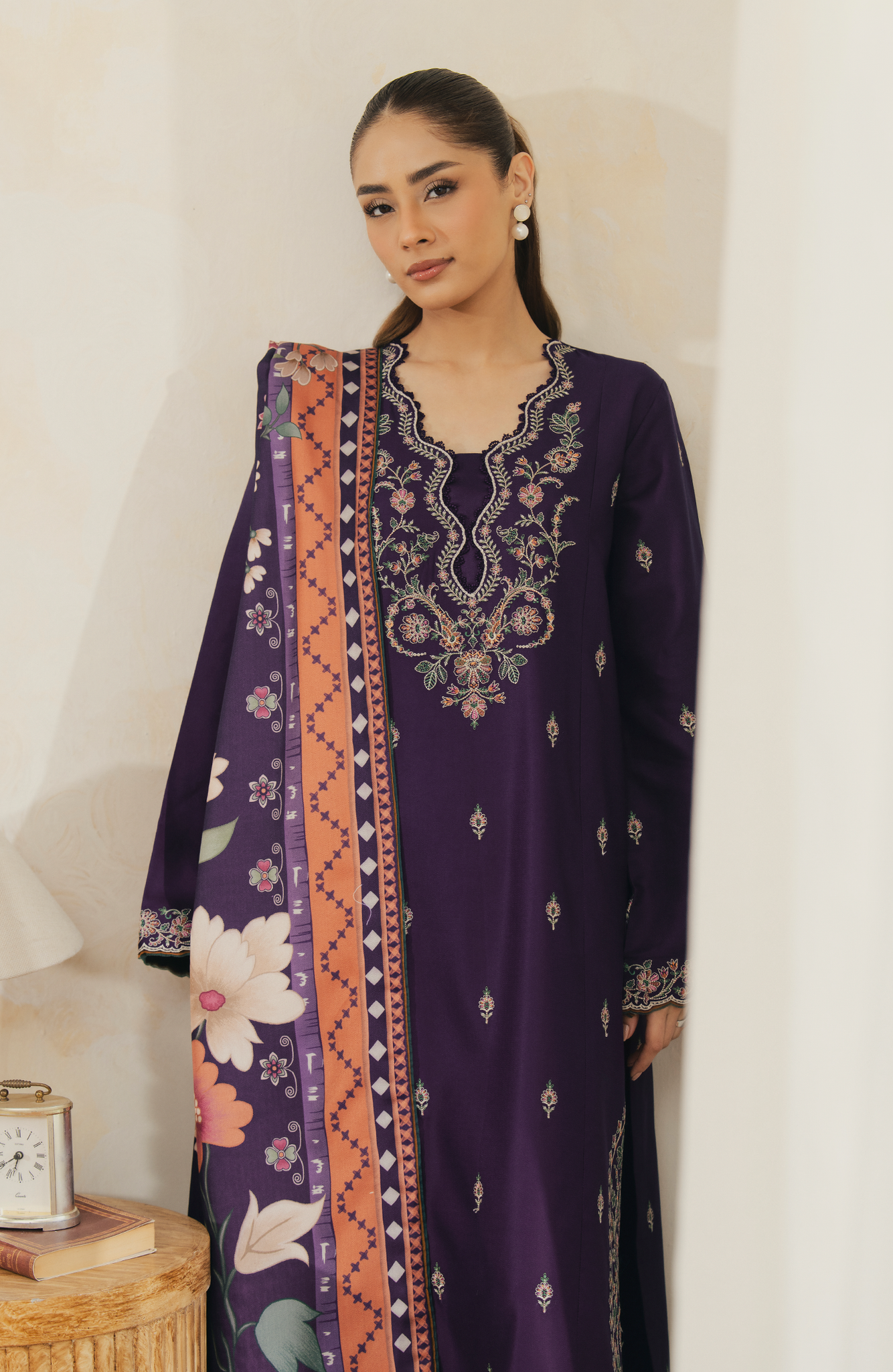 Seran | Winter Embroidered 25 | Aurese - Official Seran stockist in UK - Sakeena London