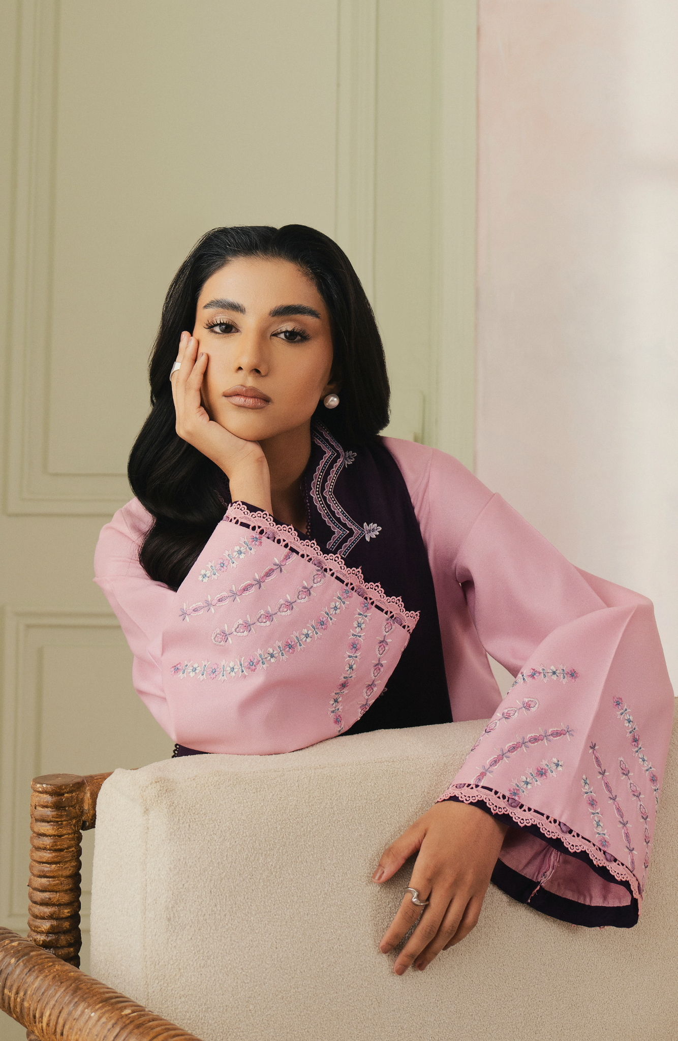 Seran | Winter Embroidered 25 | Rosayne - Official Seran stockist in UK - Sakeena London