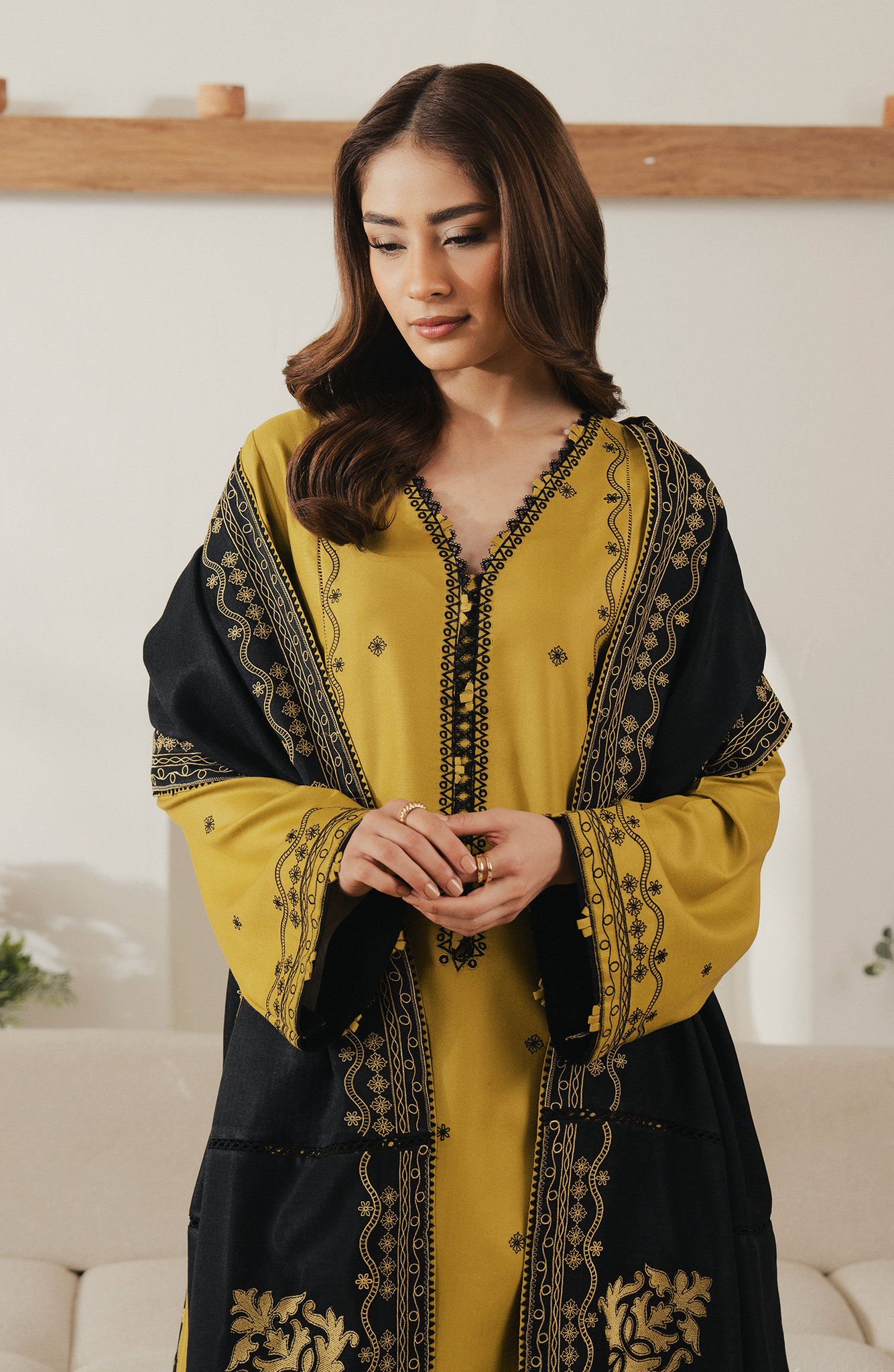 Seran | Winter Embroidered 25 | Auren - Official Seran stockist in UK - Sakeena London