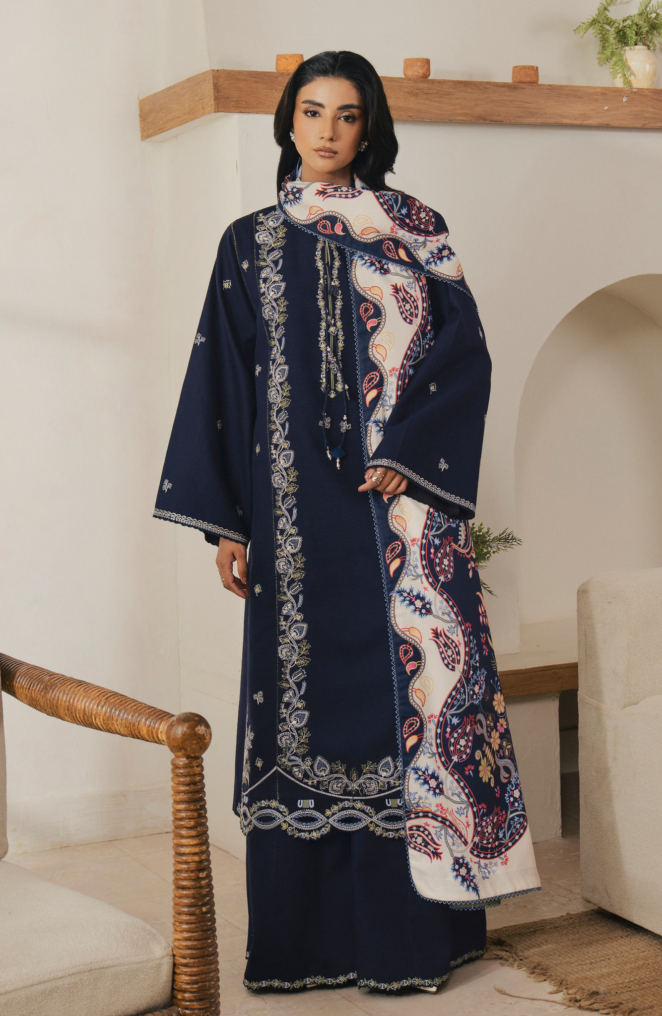 Seran | Winter Embroidered 25 | Arvyn - Official Seran stockist in UK - Sakeena London