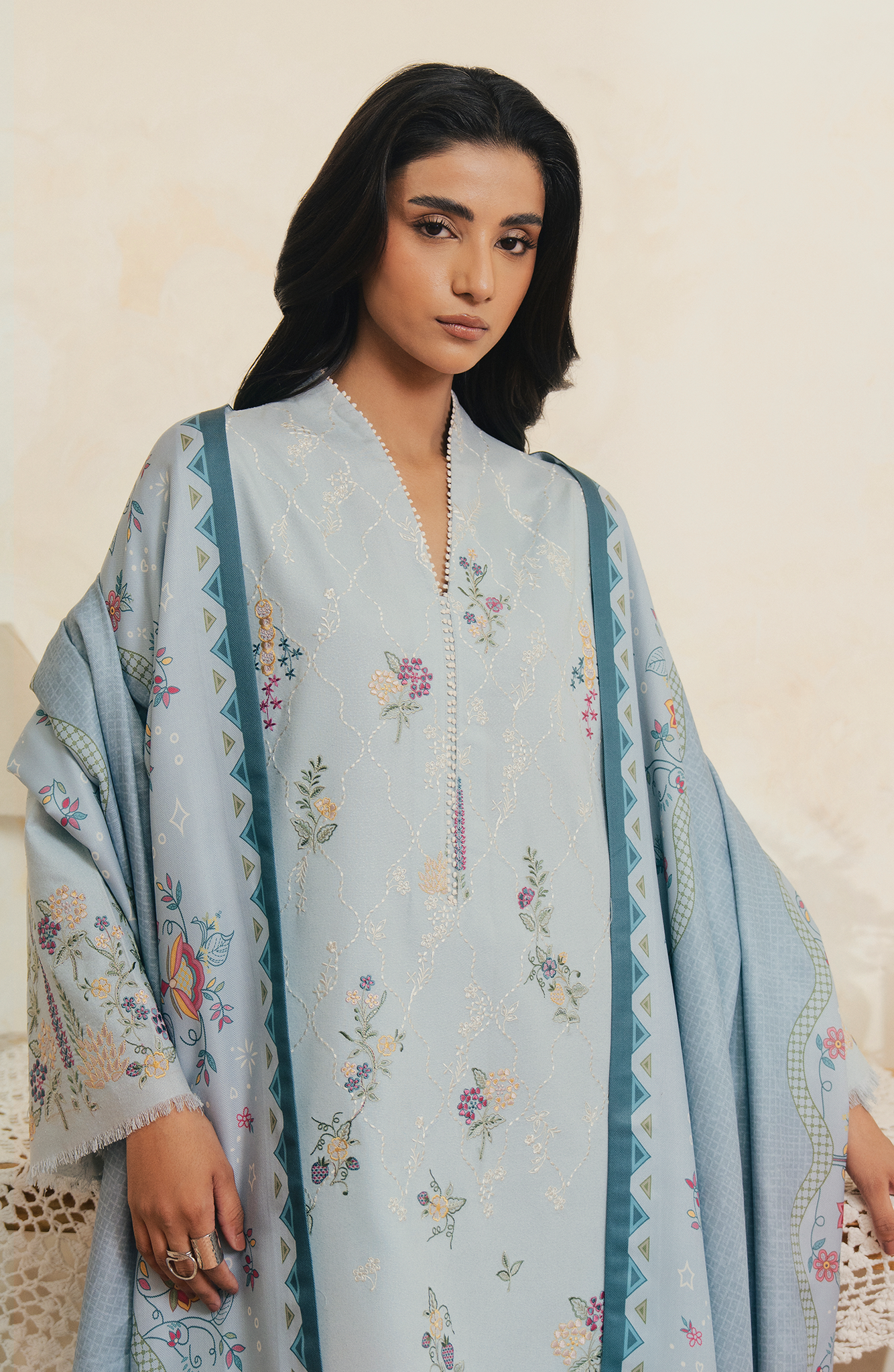 Seran | Winter Embroidered 25 | Alviera - Official Seran stockist in UK - Sakeena London