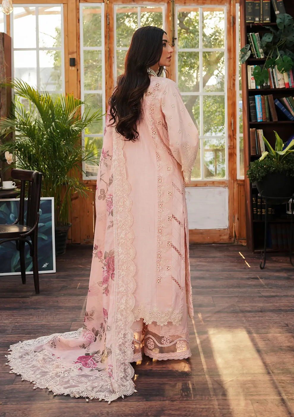 Kahf Premium | Luxury Lawn 24 | KLE-05B Coralyn - Official Kahf Premium stockist in UK - Sakeena London