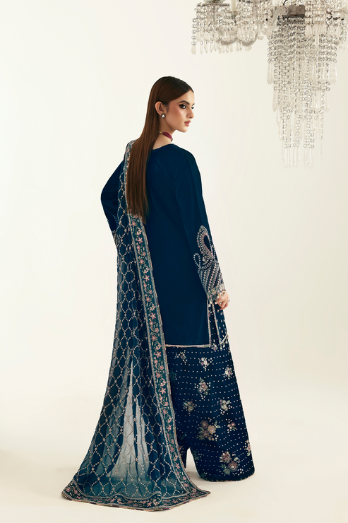 Emaan Adeel | Zarposh Velvet 25 | JAHANARA - Official Emaan Adeel stockist in UK - Sakeena London