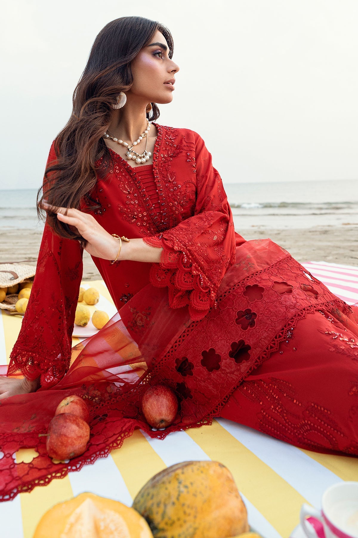 Nureh | Khuwab Luxury Lawn | NE-147 - Official Nureh stockist in UK - Sakeena London