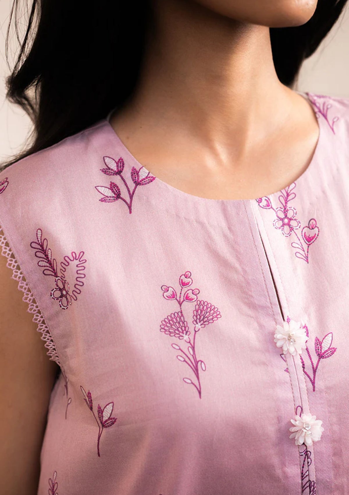 Lawn - Cross Stitch - Daily Unstitched - CDU25#05 - Pink Splash