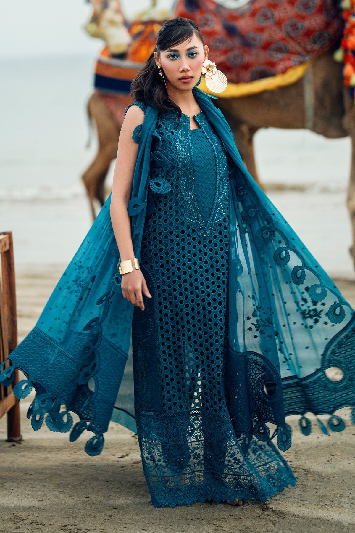 Nureh | Khuwab Luxury Lawn | NE-148 - Official Nureh stockist in UK - Sakeena London