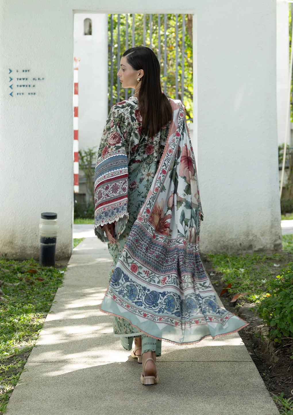 Elaf Premium | Prints Collection 26 | EPN-6B OPALINE GARDEN