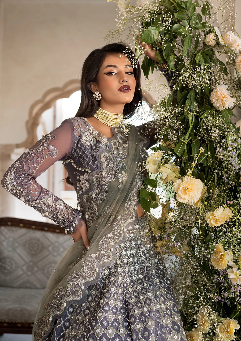 Elaf Premium | Formal Handwork Collection | EFH-02 NAZNEEN - Official Elaf Premium stockist in UK - Sakeena London
