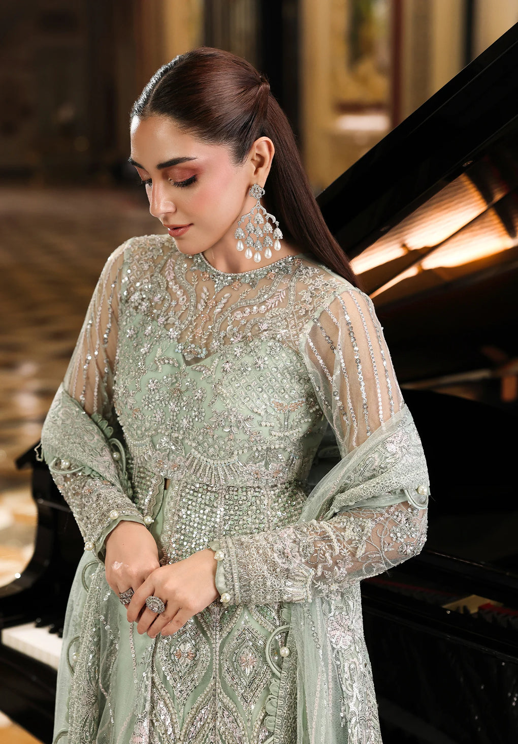 Elaf Premium | Stardom Formal Handwork 25 | ESH-10 DIANA - Official Elaf Premium stockist in UK - Sakeena London