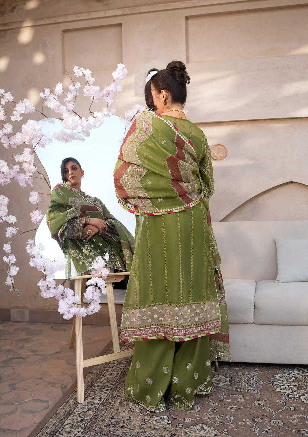 Elaf Premium | Formal Handwork Collection | EFH-08 PARWAANA - Official Elaf Premium stockist in UK - Sakeena London