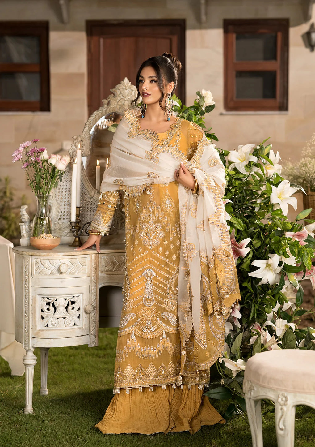 Elaf Premium | Formal Handwork Collection | EFH-07 SAHAR - Official Elaf Premium stockist in UK - Sakeena London