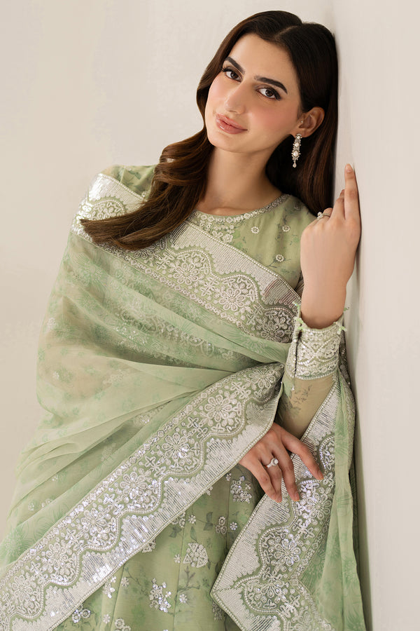 Farasha | Fiorella Formals | Sage Sparkle - Official Farasha stockist in UK - Sakeena London
