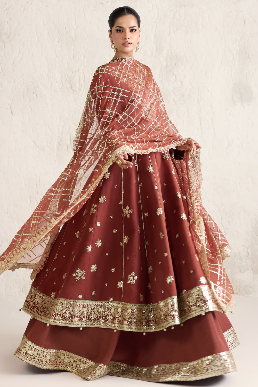 Faiza Saqlain | Reina Formals | Flame Luxe