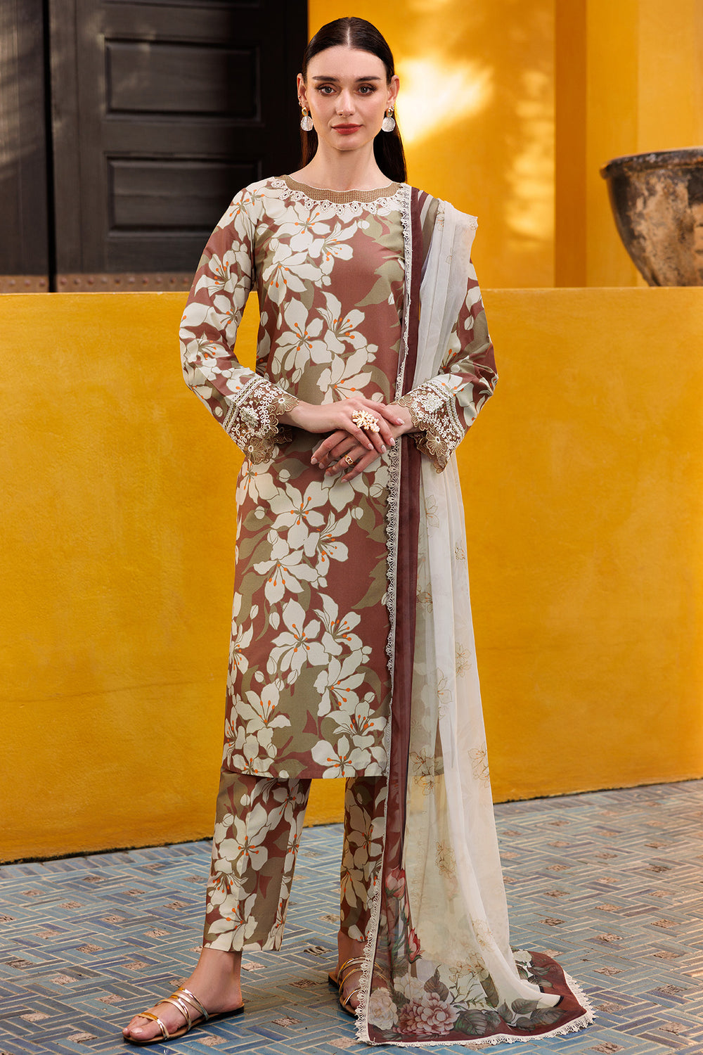 Farasha | Printed Essentials | Rustwood Charm - Official Farasha stockist in UK - Sakeena London