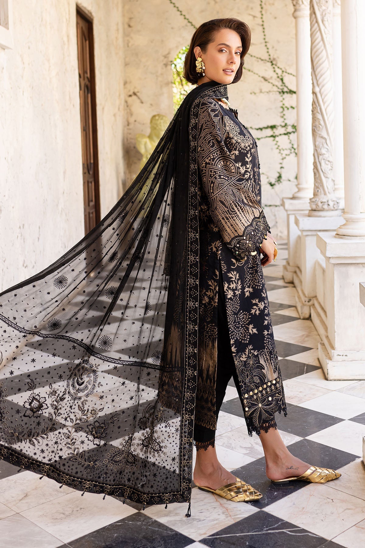 Nureh | Lawn Jacquard | NE-156 - Official Nureh stockist in UK - Sakeena London