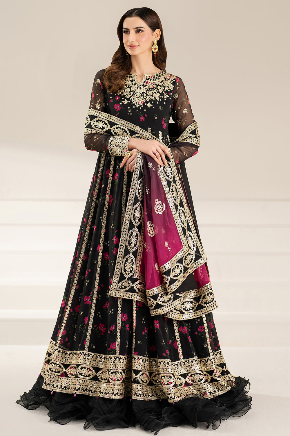 Farasha | Fiorella Formals | Fuchsia Night - Official Farasha stockist in UK - Sakeena London