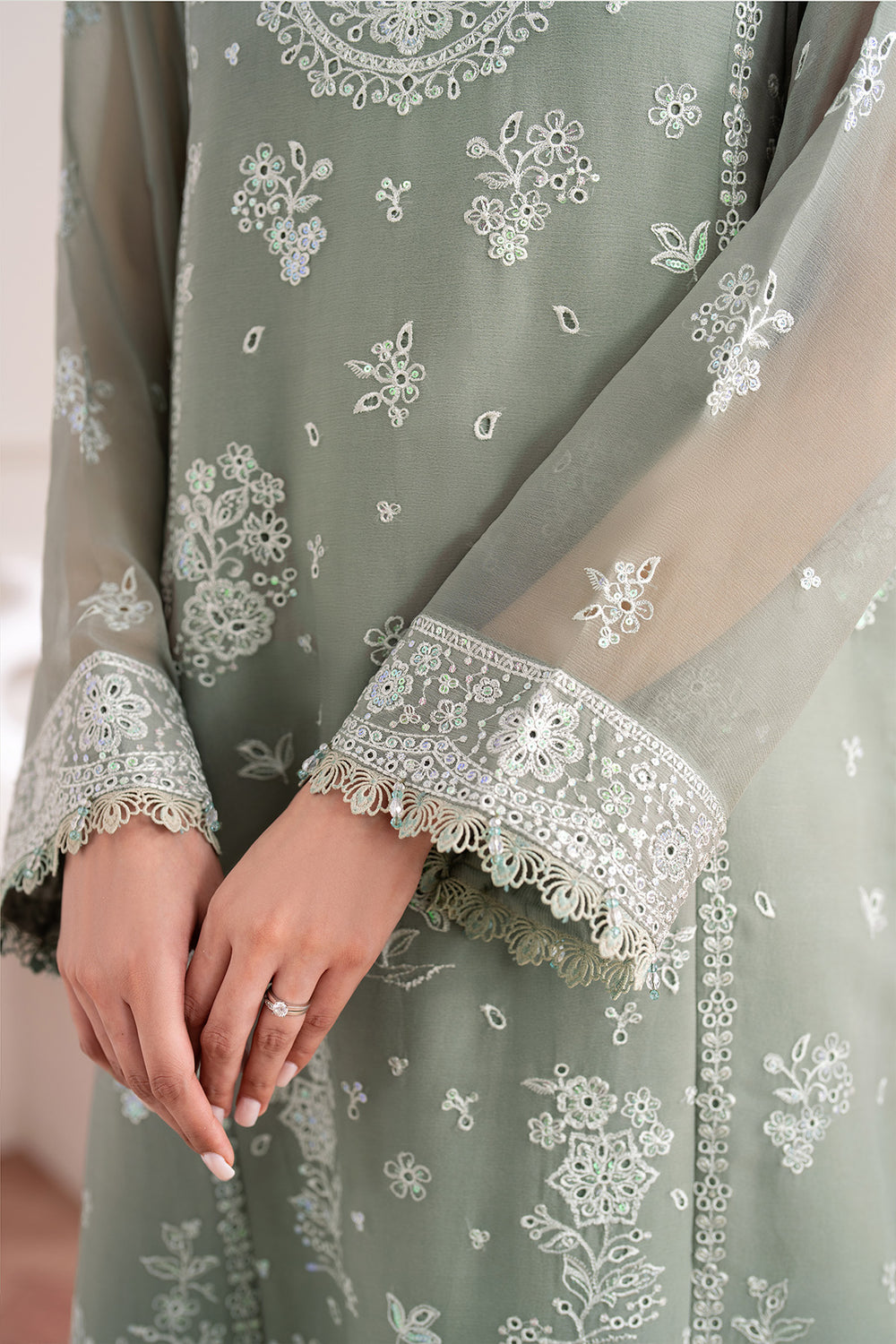 Farasha | Essence Formals 25 | Ash Green - Official Farasha stockist in UK - Sakeena London