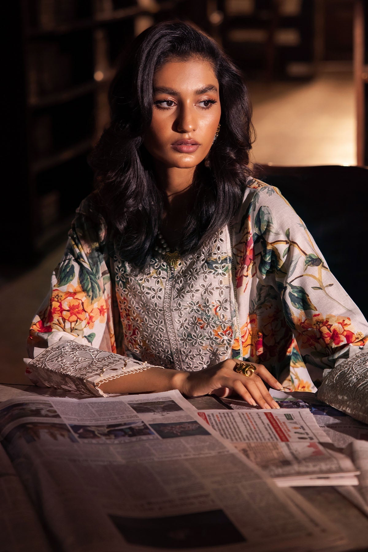 Nureh | Glam Girl Lawn | GL-13 - Official Nureh stockist in UK - Sakeena London