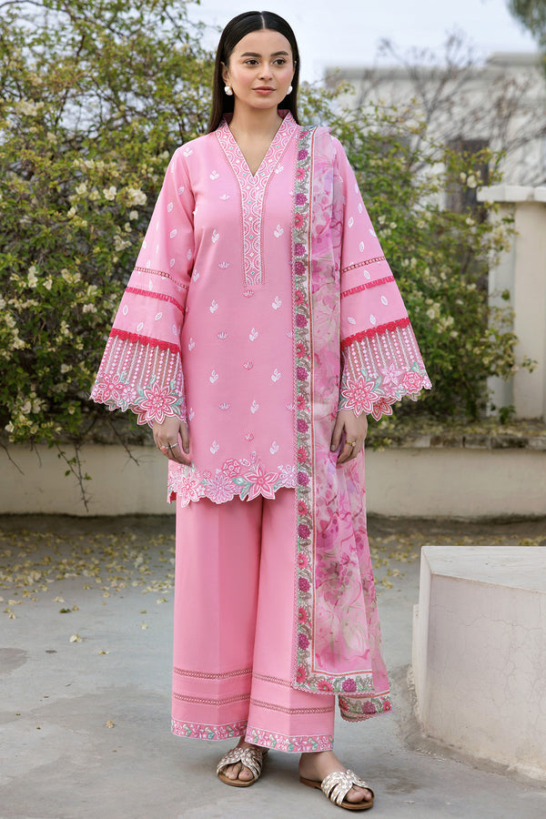 Farasha | Summer Weaves Embroidered Lawn | Soft Mist - Official Farasha stockist in UK - Sakeena London
