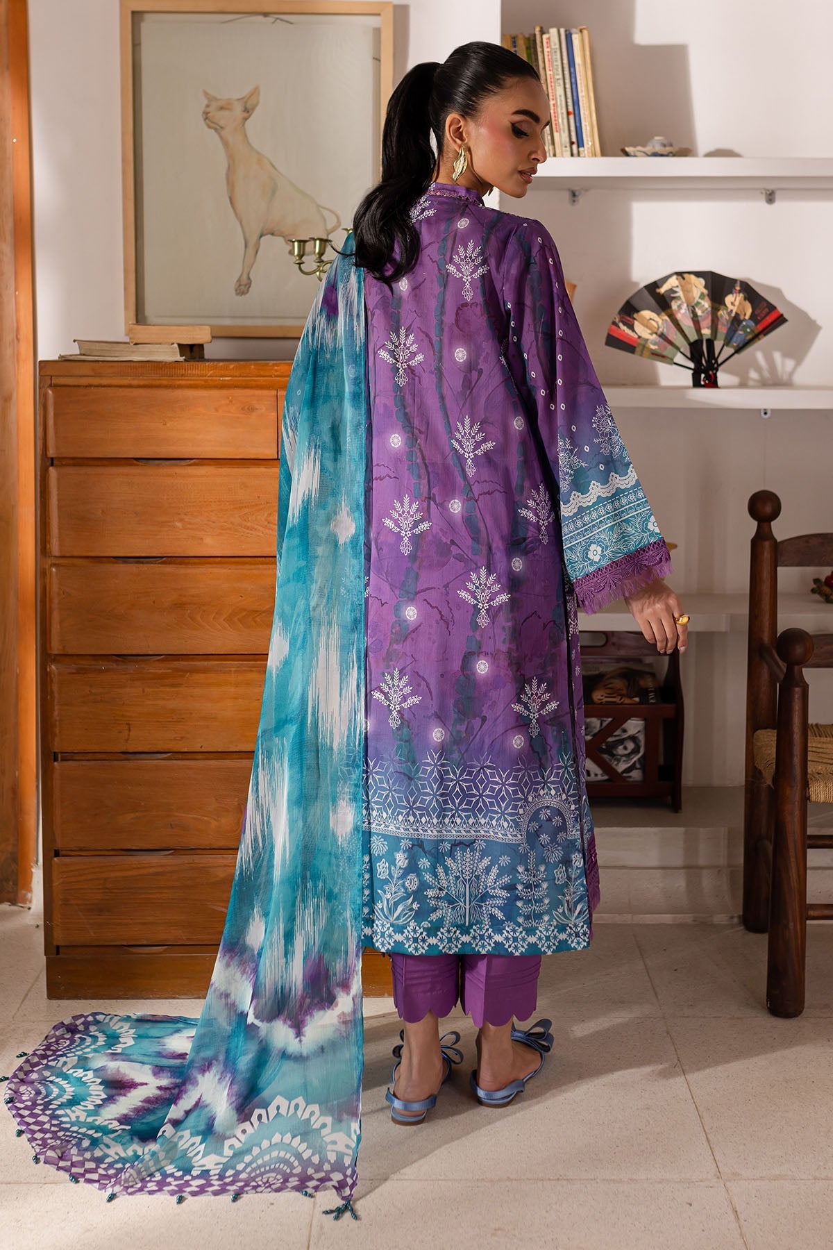 Nureh | Printed Lawn 25 | SP-149 - Official Nureh stockist in UK - Sakeena London