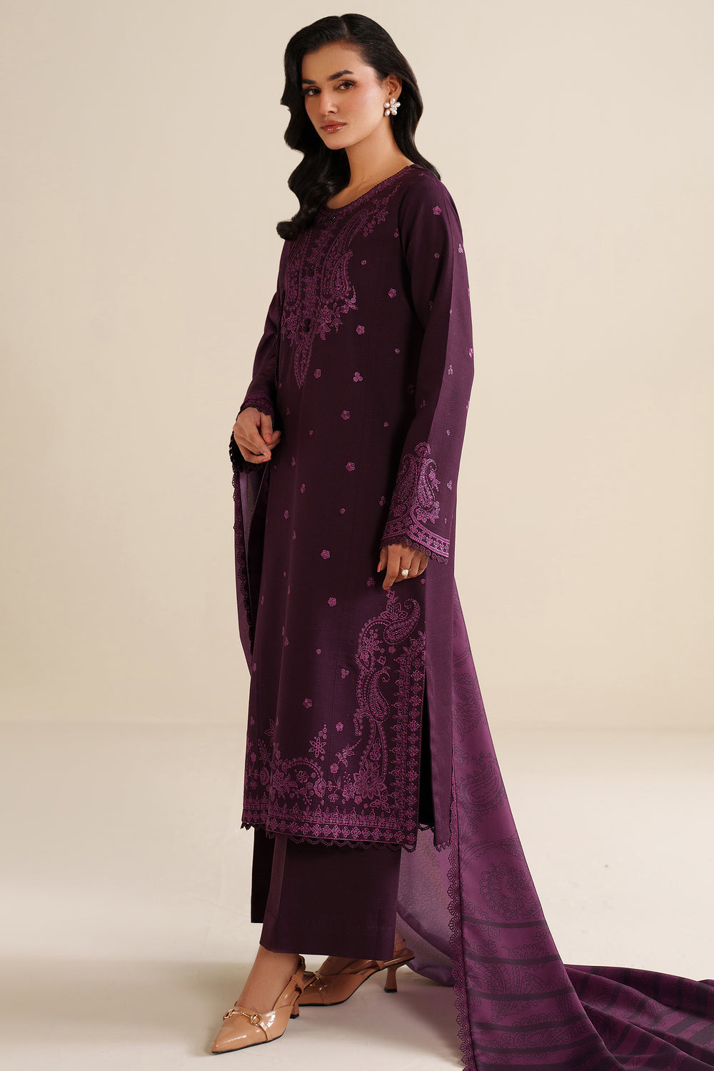 Farasha | Winter Spell 25 | Violett - Official Farasha stockist in UK - Sakeena London