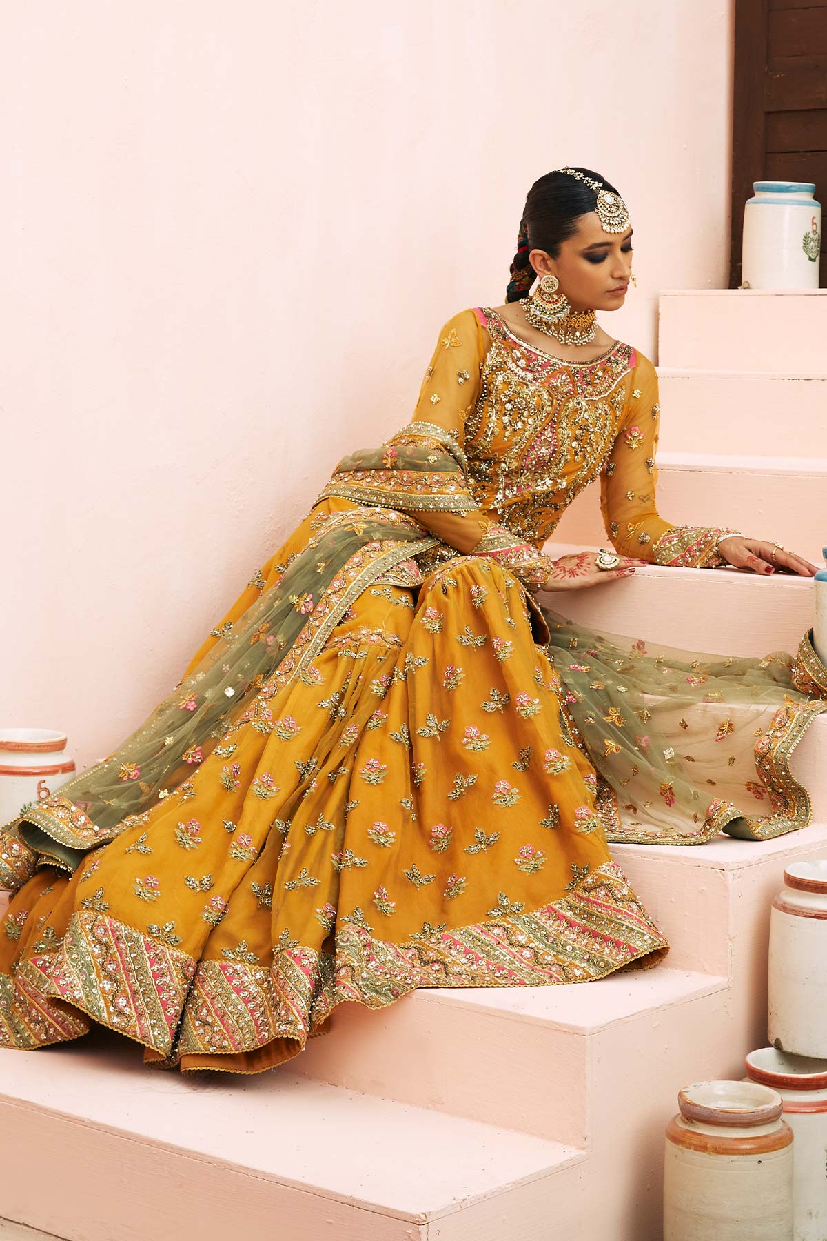 Mina Kashif | Wedding Formals | Jahanara Begum - Official Mina Kashif stockist in UK - Sakeena London