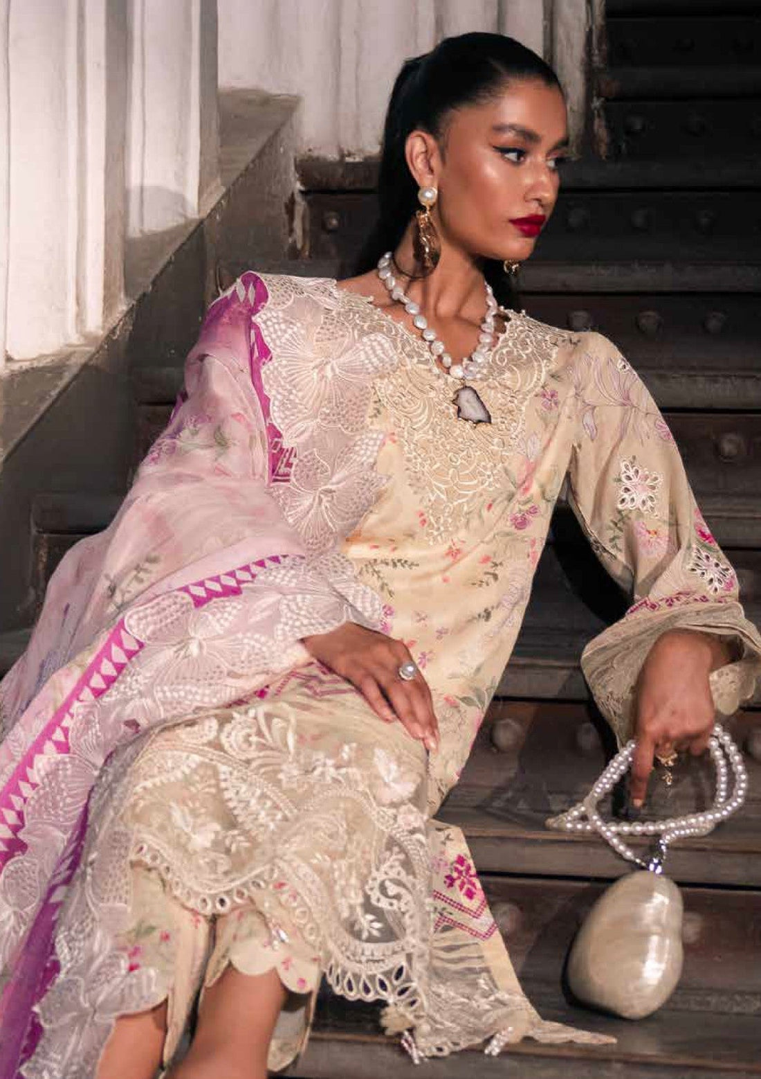 Lawn - Nureh - Glam Girl - Unstitched - GL25#14