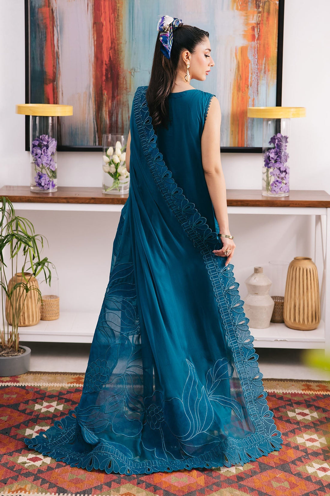 Nureh | Eid Escape Lawn | ZOEE NE-93 - Official Nureh stockist in UK - Sakeena London