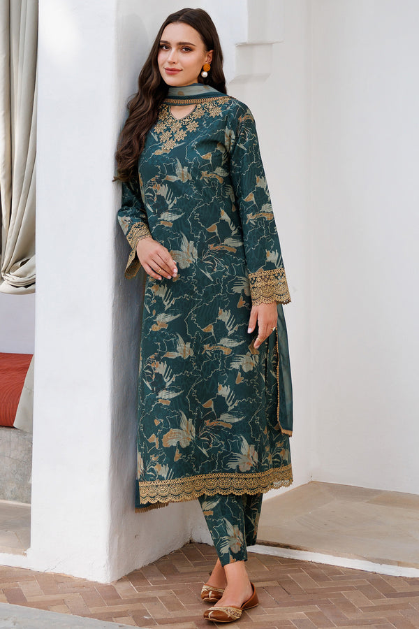Farasha | Printed Essentials | Teal Bell - Official Farasha stockist in UK - Sakeena London