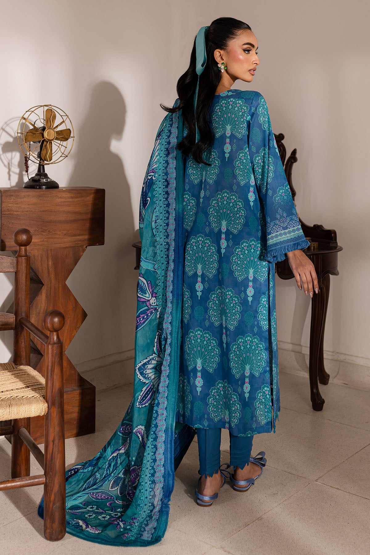 Nureh | Printed Lawn 25 | SP-145 - Official Nureh stockist in UK - Sakeena London