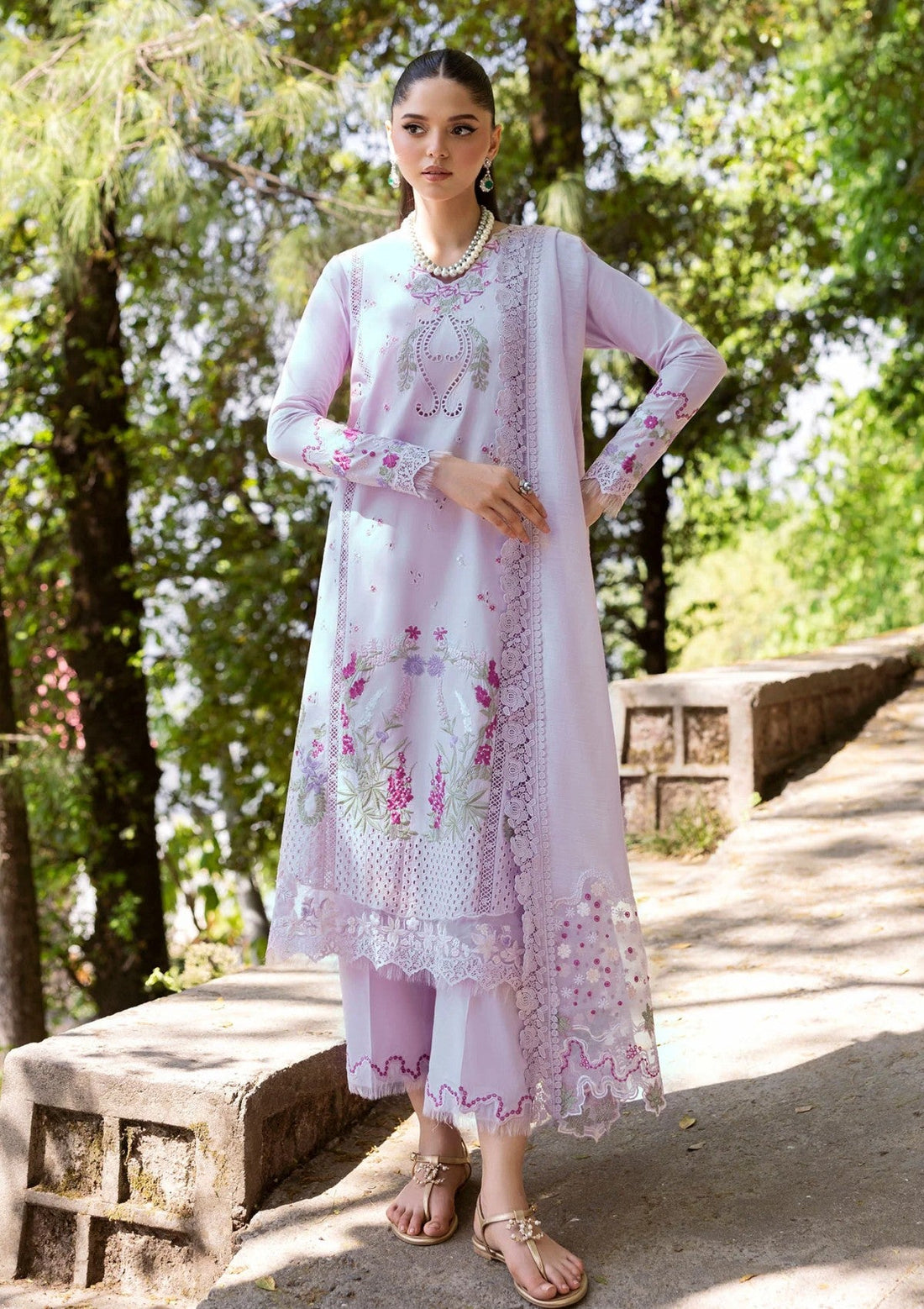 Lawn - Saira Shakira - Bloom - Eid Unstitched 25 - SSEL#7A - FAYE