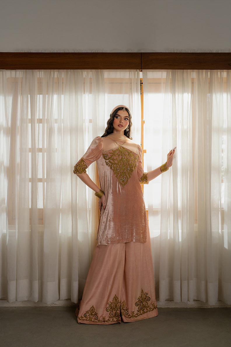Caia | Luxury Velvet Edit 25 | Roselle (Pink) - Official Caia stockist in UK - Sakeena London