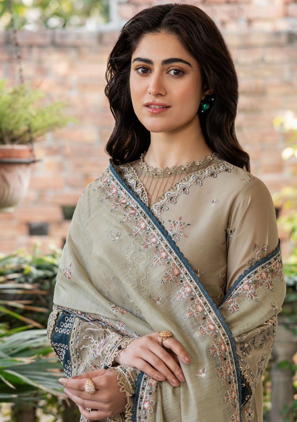 Lawn Collection - Farasha - Bahaar -FBL24#05 - WHIMSICAL SAGE