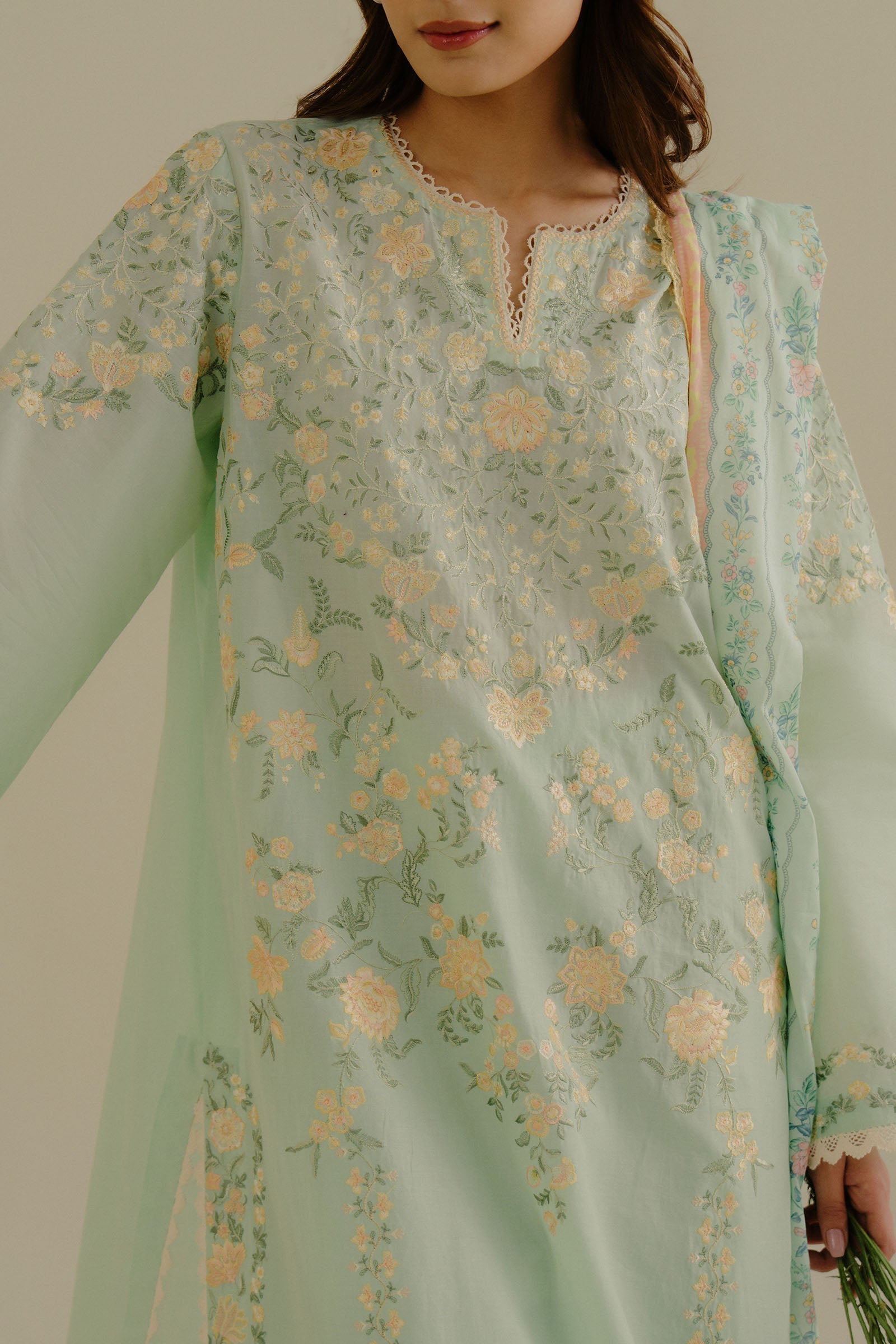 Zara Shahjahan | Coco Lawn 25 | Velin-7A - Official Zara Sahjahan stockist in UK - Sakeena London