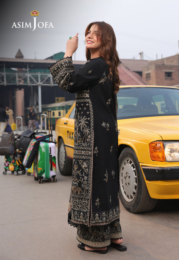 Asim Jofa | Summer Rhapsody | AJUBU-01 Embroidered Jacquard - Official Asim Jofa stockist in UK - Sakeena London