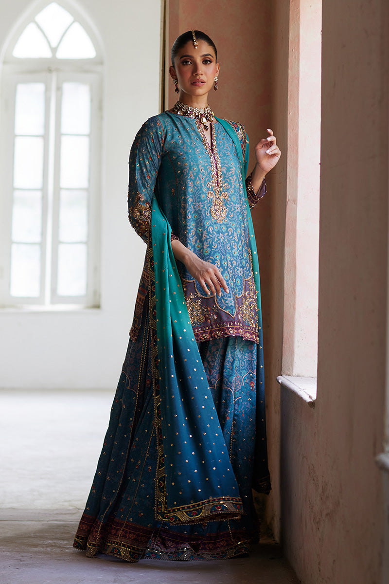 Mina Hassan | Formal Dholki Collection | Leela - Official Mina Hassan stockist in UK - Sakeena London