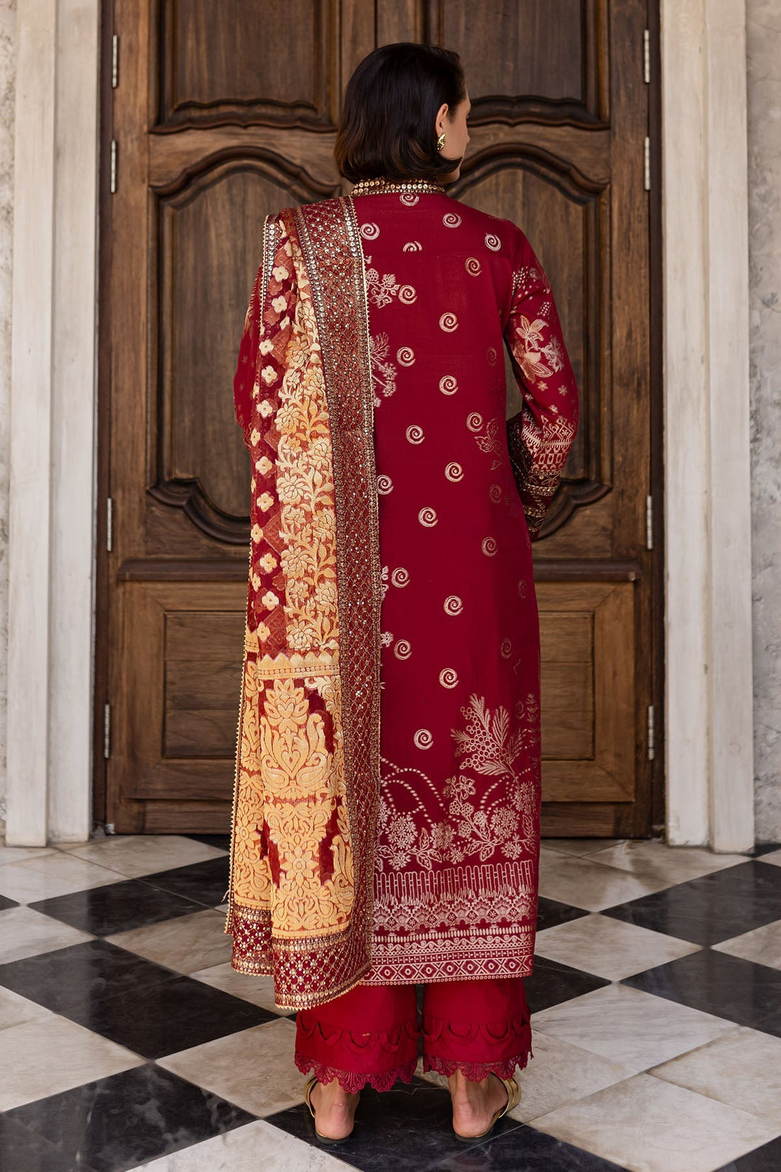Nureh | Lawn Jacquard | NE-155 - Official Nureh stockist in UK - Sakeena London