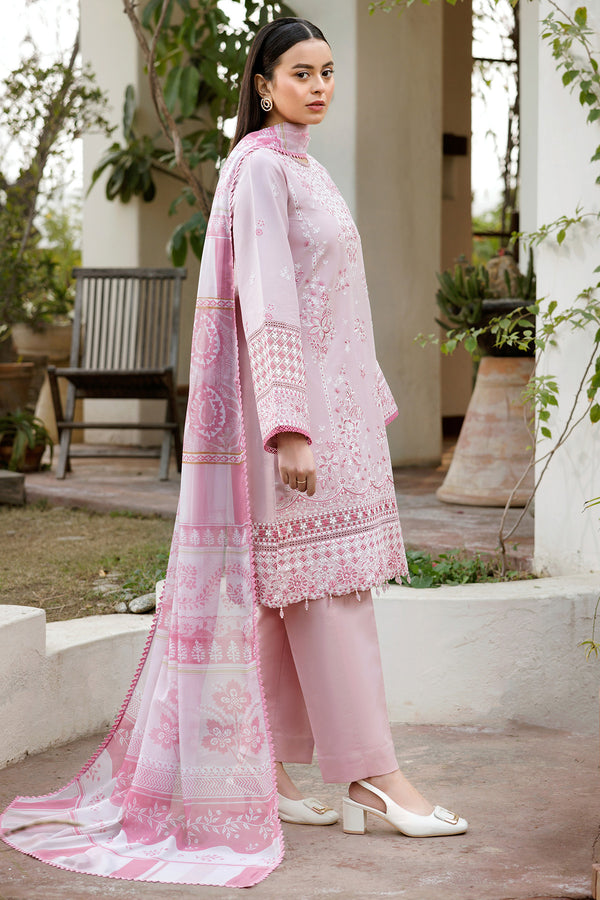 Farasha | Summer Weaves Embroidered Lawn | Muted Bloom - Official Farasha stockist in UK - Sakeena London