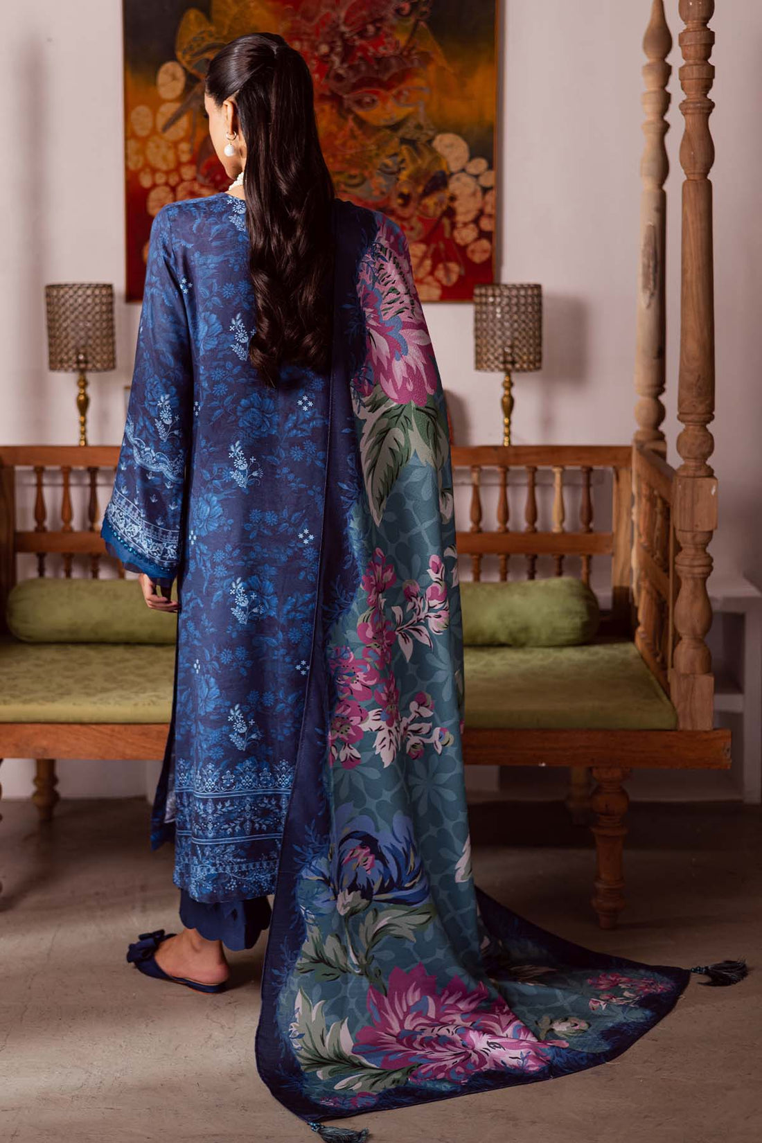 Nureh | Linen Jacquard | SP-188 - Official Nureh stockist in UK - Sakeena London