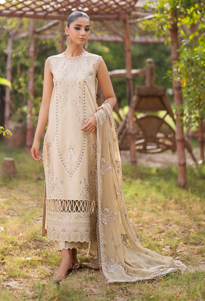 Humdum | Selin Lawn 25 |Selin - D08 - Official Humdum stockist in UK - Sakeena London