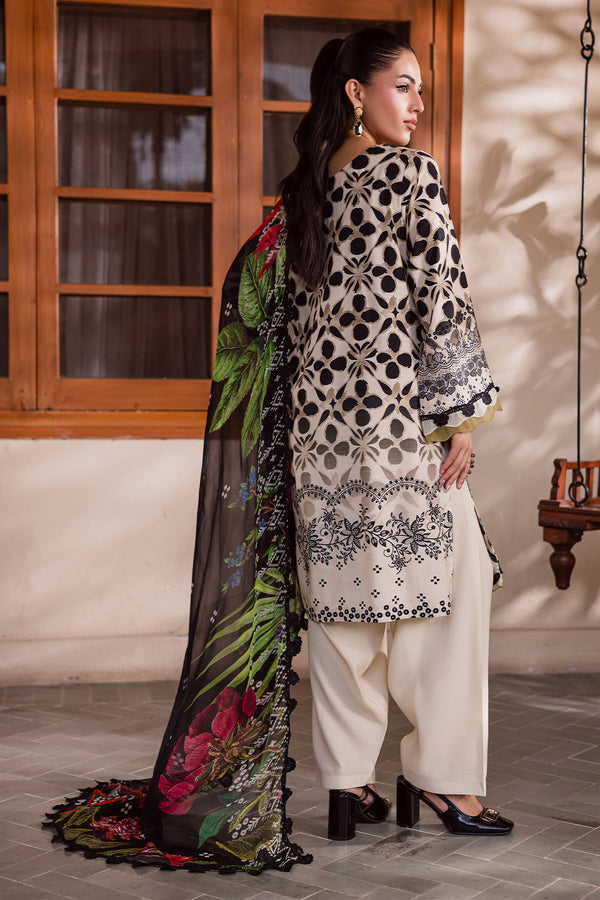 Nureh | Signature Printed Linen | SP-166 - Official Nureh stockist in UK - Sakeena London