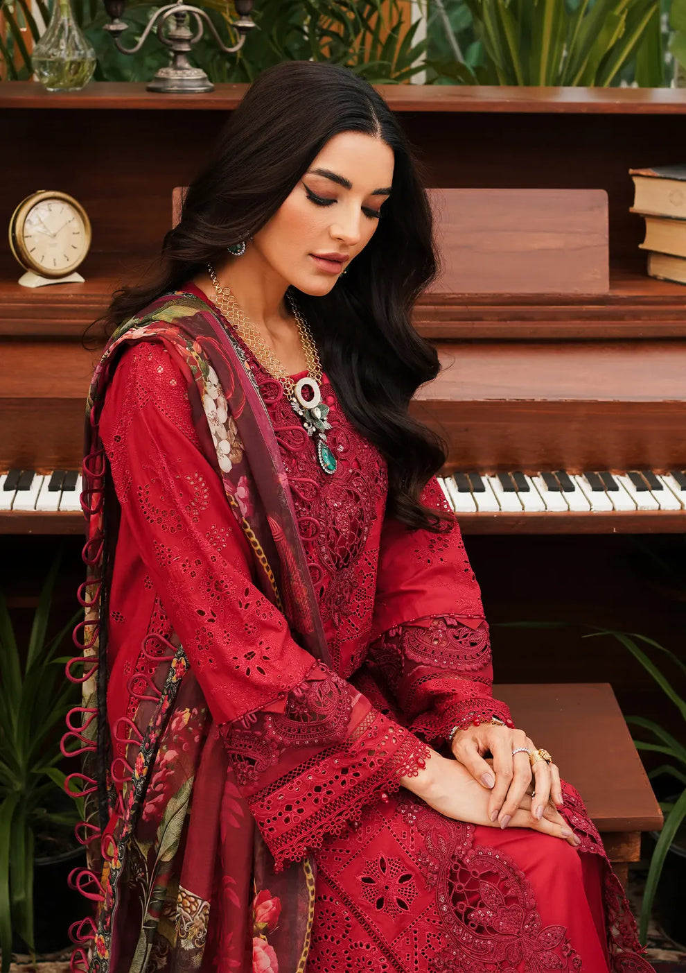 Kahf Premium | Luxury Lawn 24 | KLE-04 Valentino - Official Kahf Premium stockist in UK - Sakeena London