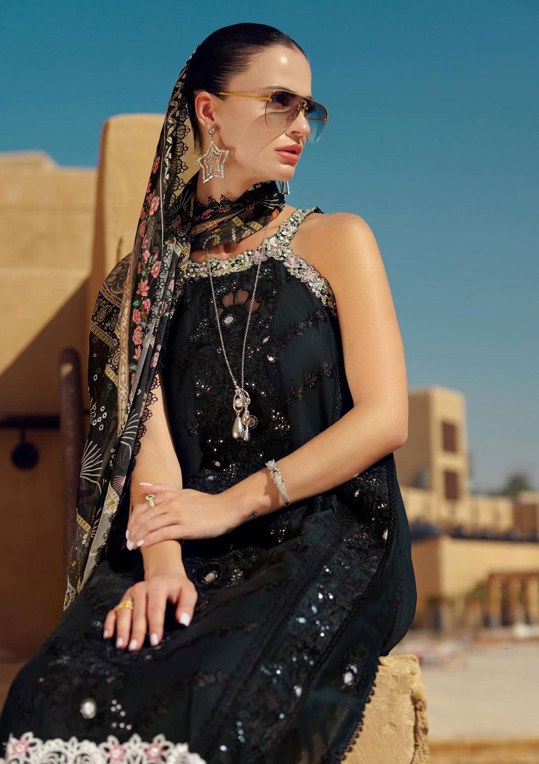 Lawn Collection - Noor by Saadia Asad - Eid Handwork LaserkariÃÂÃÂ Lawn - SL24#06