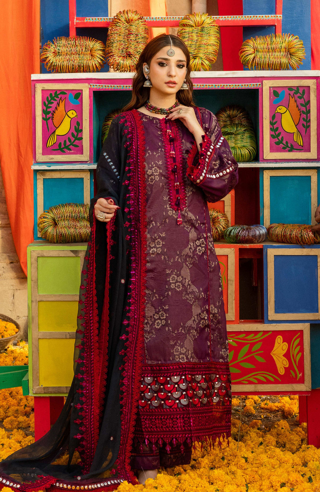 Al Zohaib | Bandhani The Tale of Jaipur 25 |BTJ-25-07 - Official Al Zohaib stockist in UK - Sakeena London