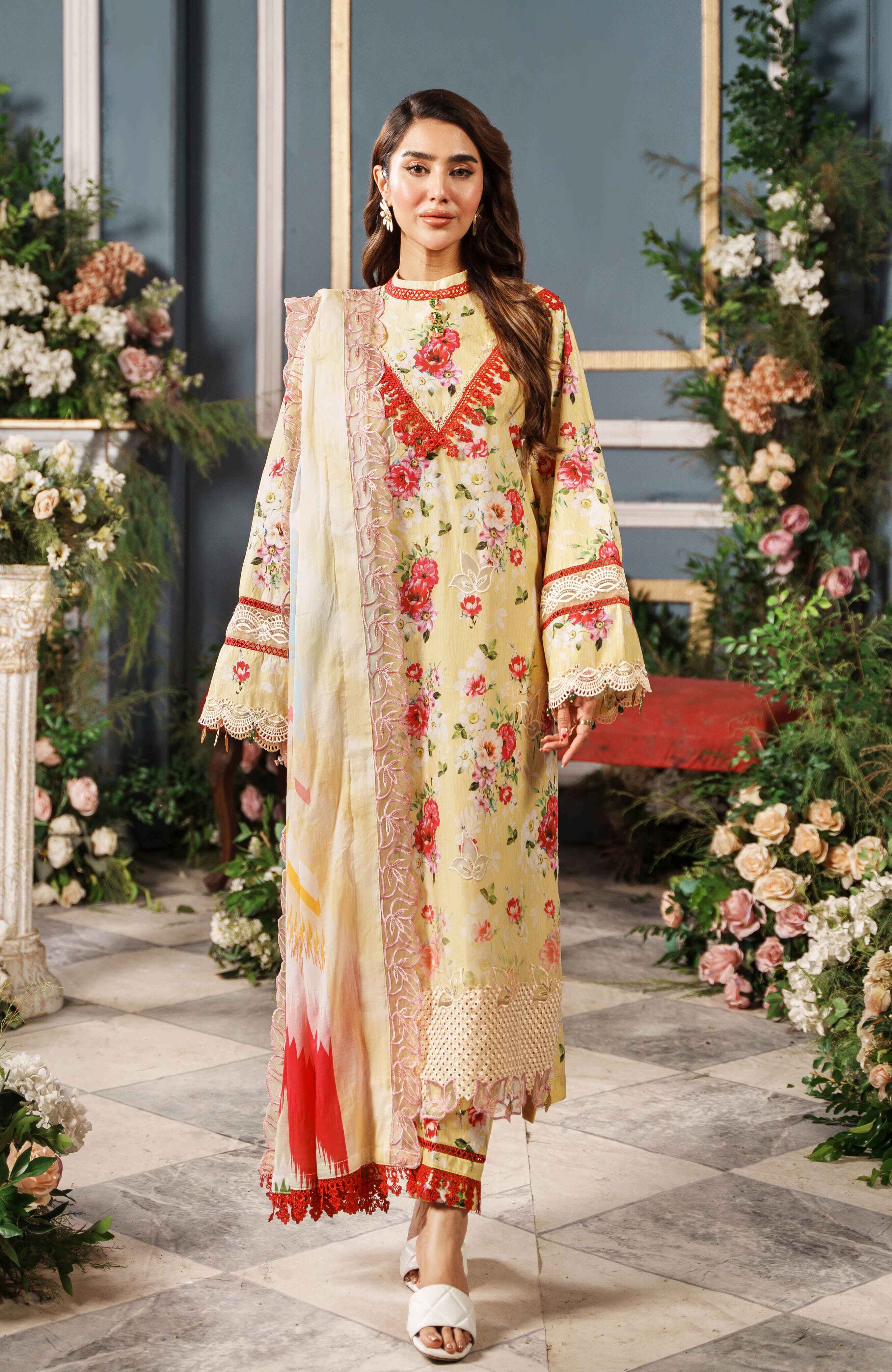 Al Zohaib | Printkari Cutwork Applique 24 | PCA-24-07 - Official Al Zohaib stockist in UK - Sakeena London
